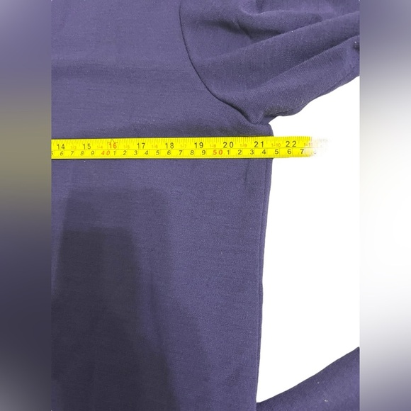 Eileen Fisher Purple Wool Blend Cardigan and Pants Set Top Sz M Pants Sz L - Picture 5 of 12